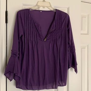 Purple blouse